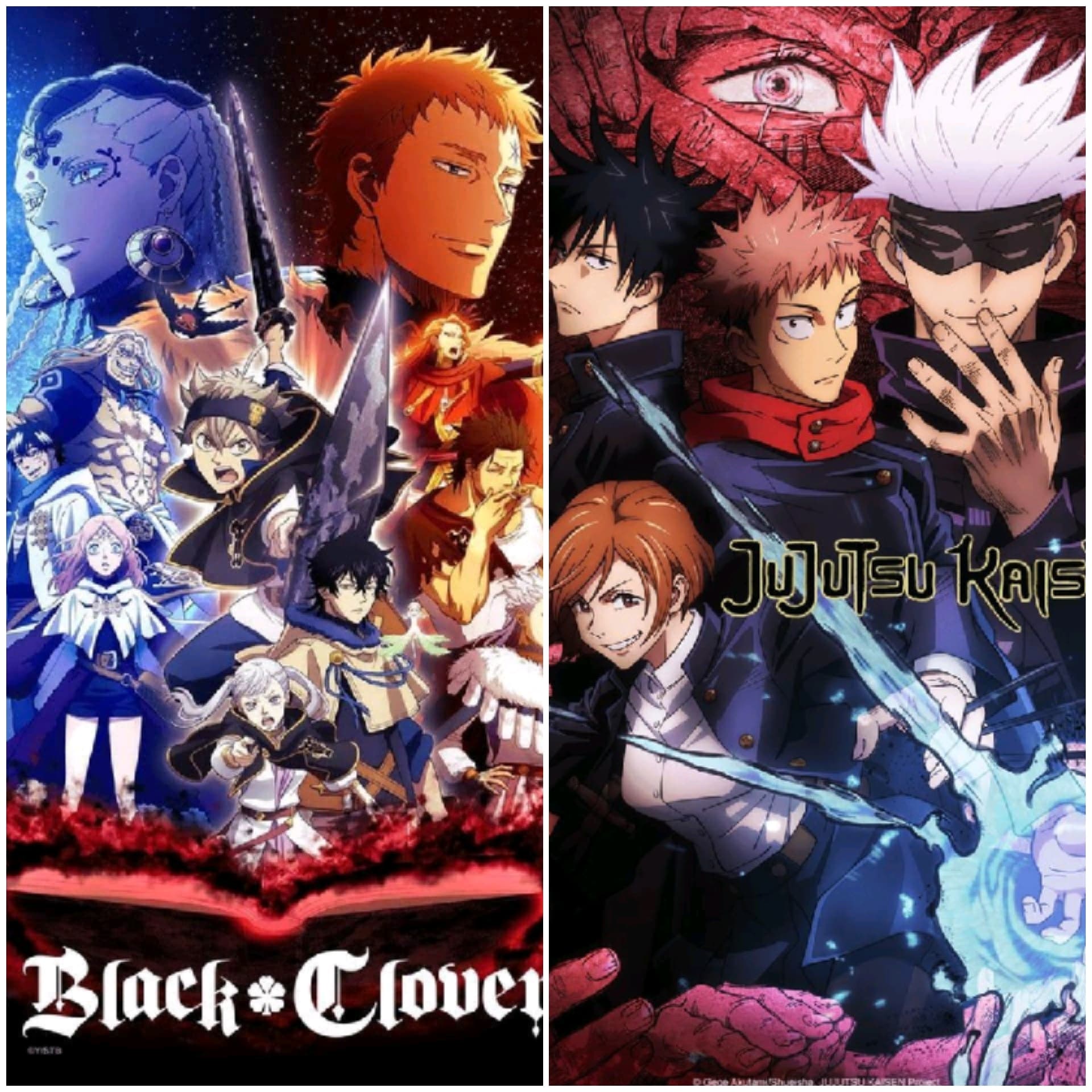Amine Showdown: Jujutsu Kaisen Vs Black Clover!